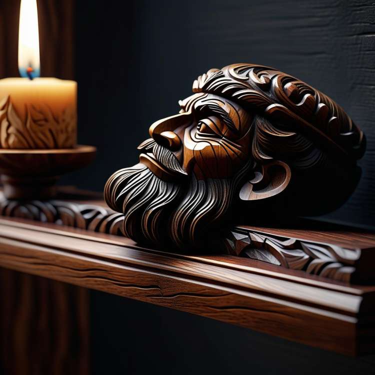 King Head Sculpture