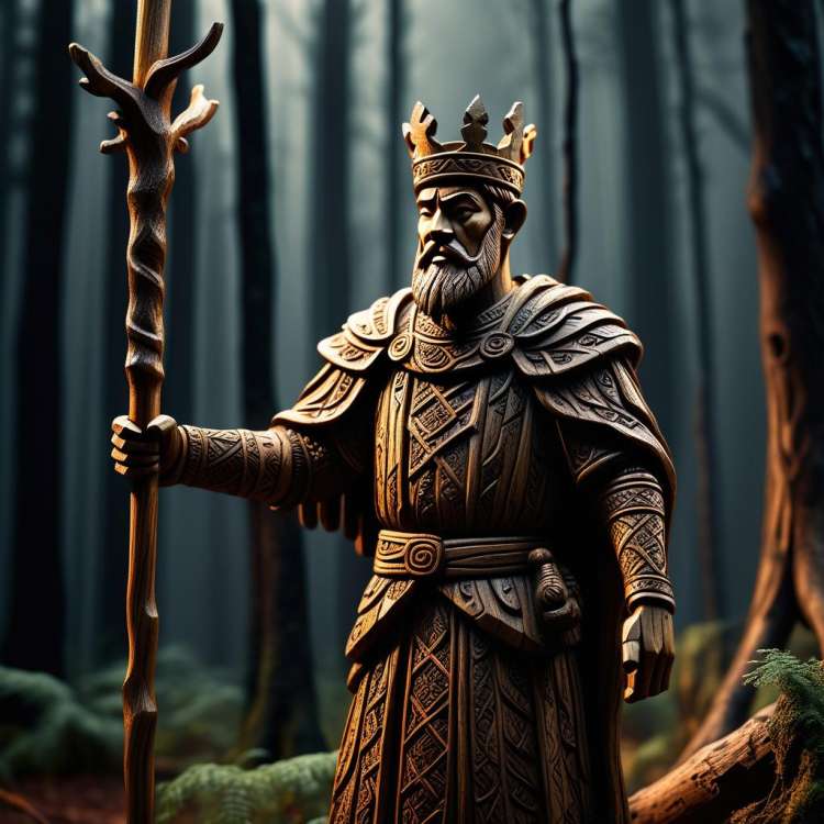 King With Staff