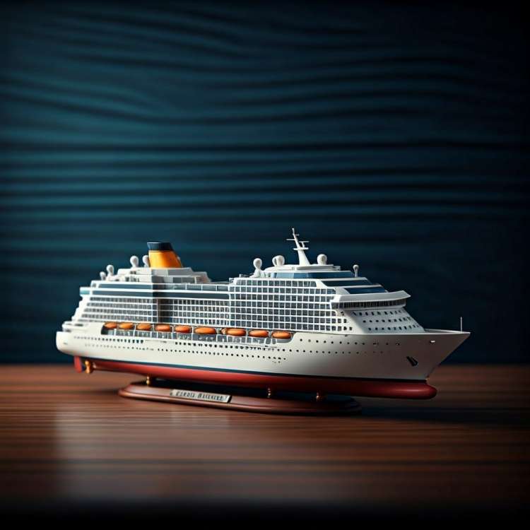 Cruise Boat Figurine