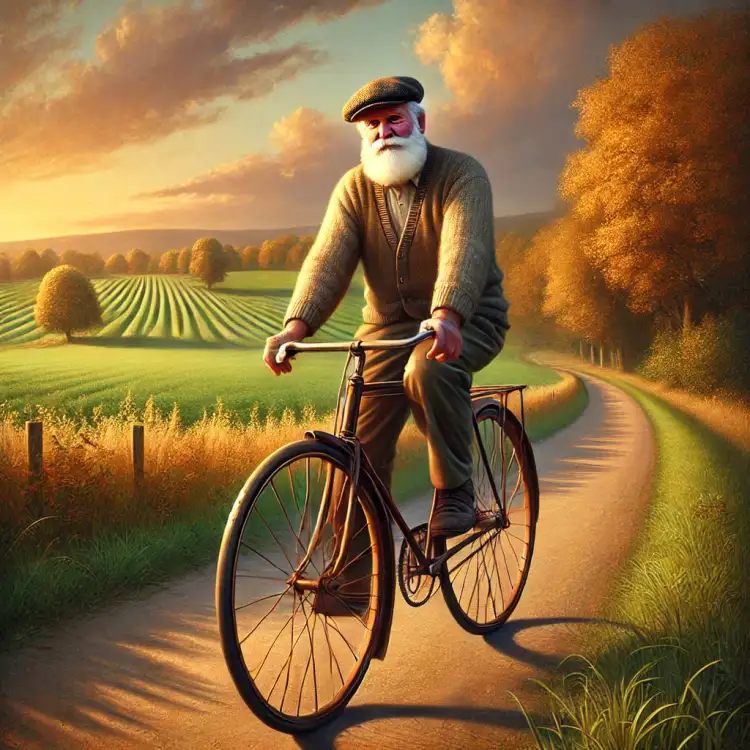 Elderly Cyclist