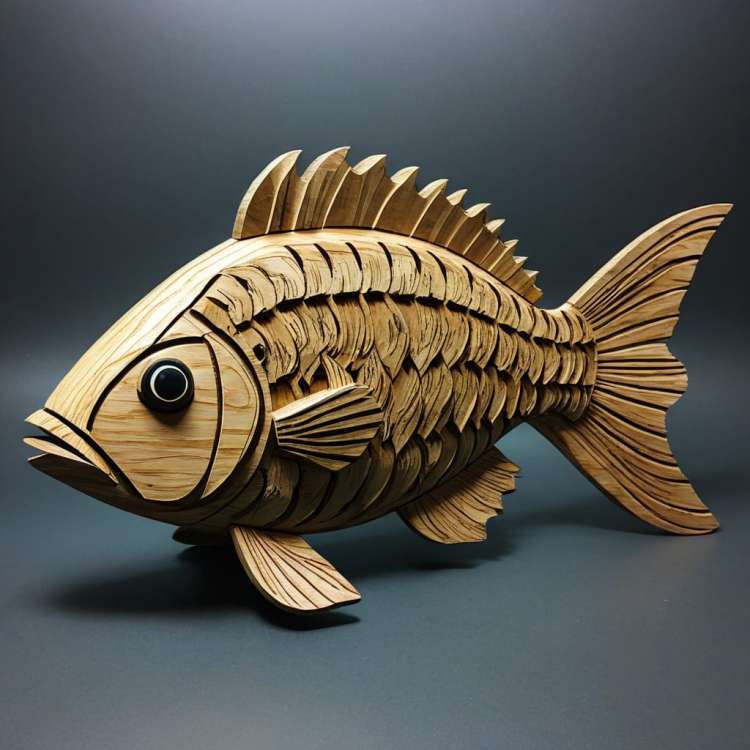 Wooden Fish Craft