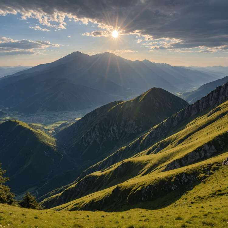 Sunlit Peaks