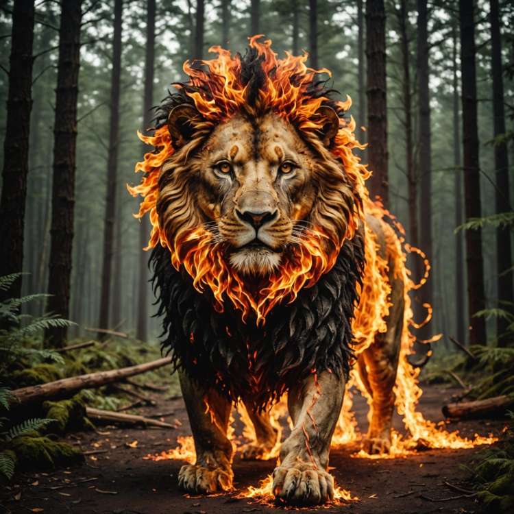 Fire Lion
