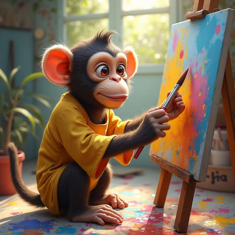 Monkey Artist
