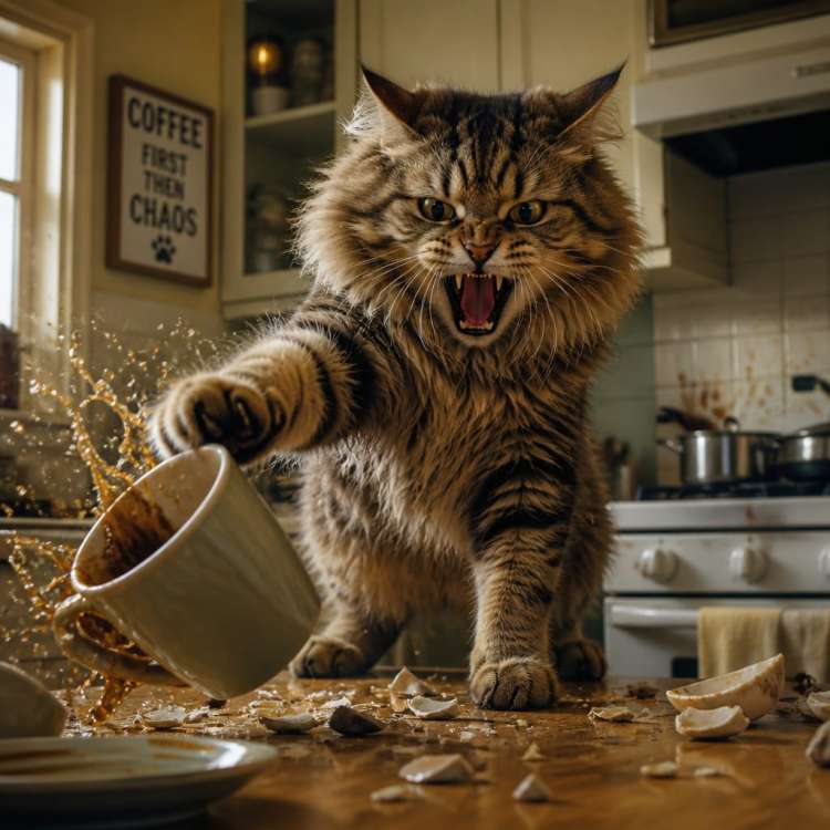 Furious Cat