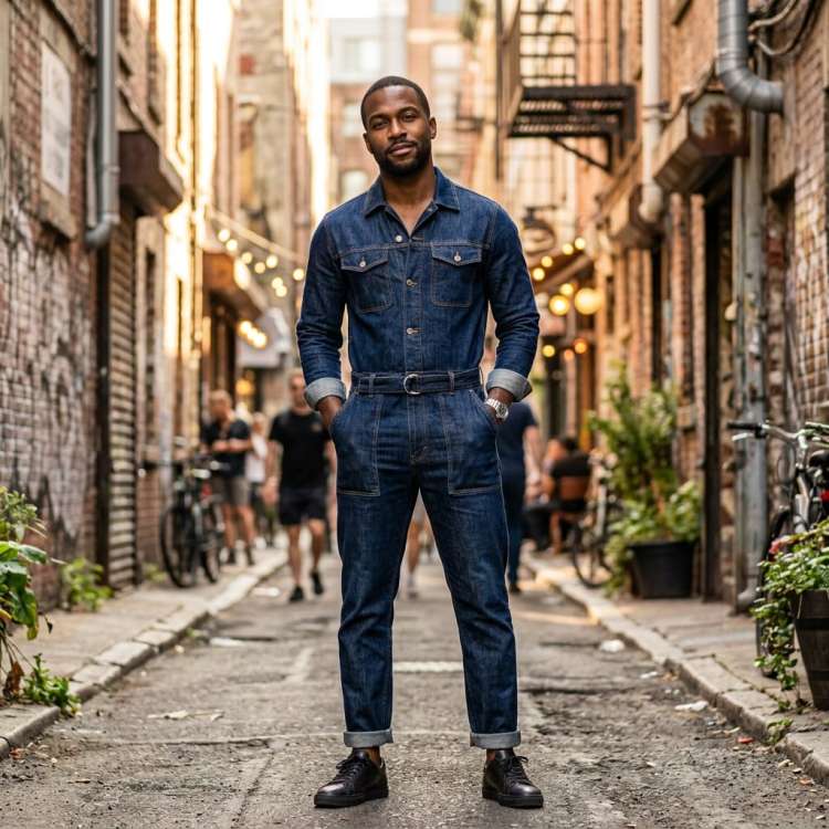 Denim Jumpsuit