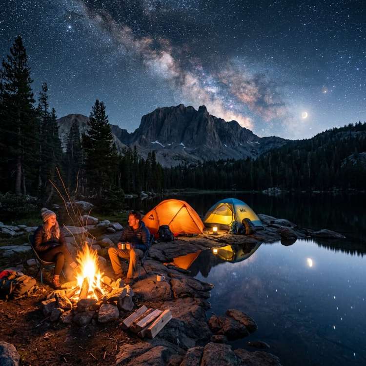 Lakeside Camping
