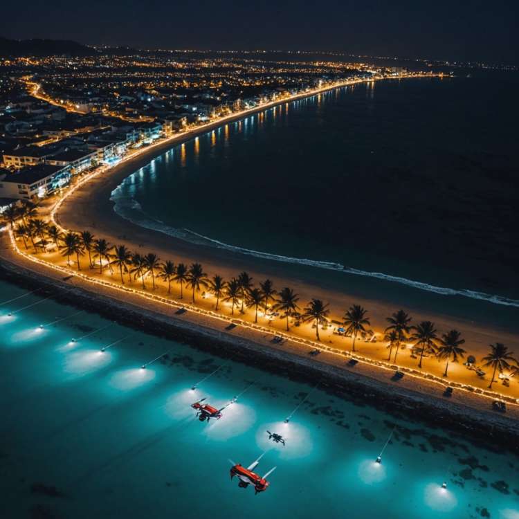 Beach Holiday Night