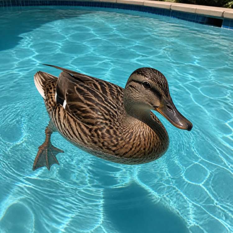 Swimming Duck